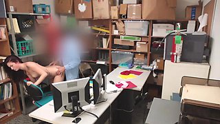 Naughty coworkers Marcus & Naiomi indulge in a steamy lunchtime tryst