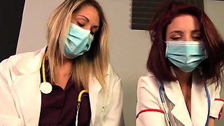 You Get Examined   Jerked Off By Dr Nikki Brooks   Nurse