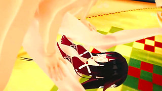 Genshin Impact - Columbina Hardcore Sex Scene with Aether - 3D Hentai Animation