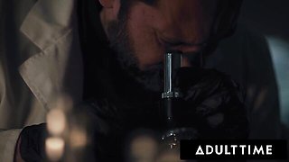 Double blowjob scene with talented Lulu Chu from Adult Time