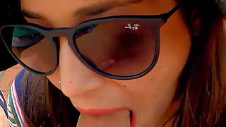 Rooftop POV Blowjob in Broad Daylight