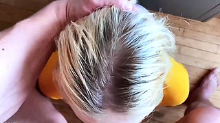 PH Sweetie.Fox Blonde.Deep.Blowjob.and.Riding.on.Cock.in.Yel