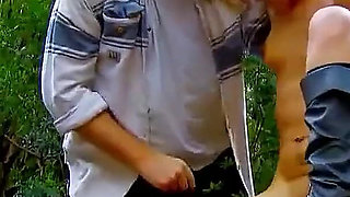 Kinky skinny teen zoe fucked by step dad in the forest