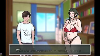 Konoha MILF Gives Best Friend's Son a Sloppy Blowjob - Hentai Anime