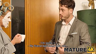 Watch these French mature babes get naughty with each other in steamy French porn