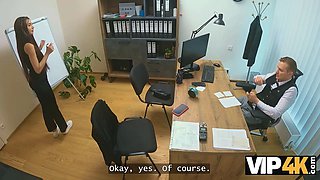 Vip4k. she'll get the loan after joining this gloryhole