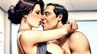 Valentina Babe Being Fucked by Her Fat, Old, Cuckolded Husband Who Is Almost Impotent. Animation Hentai Waifu.