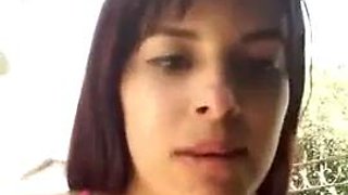 Valery Afuera backyard fun: Amateur, Babe  Brunette Porn