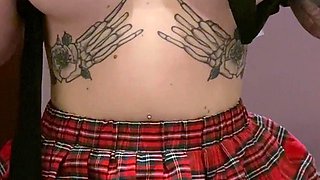 Amateur blondie solo anal masturbation