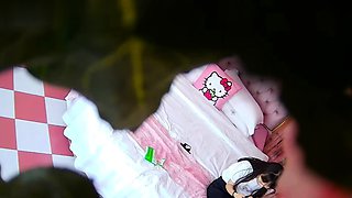 Horny fat arab housewife fingered on amateur hidden cam