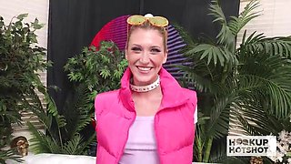 Juggling Firm And Taking A Meaty Salami With Addison