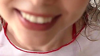 Ultra-babe Sucks My Dick Like a Chupachups