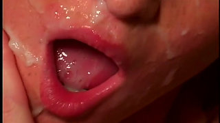 Sexy girl gets a double penetration after sucking two monster cocks