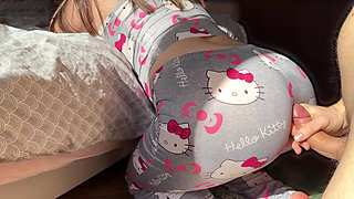 Kinky Stepsister Said "can You Rub My Ass but Don't Penetrate?" Creamy Rubbing and Fucking