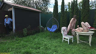 Voyeur Grandpa Watches Us Ass Fucking