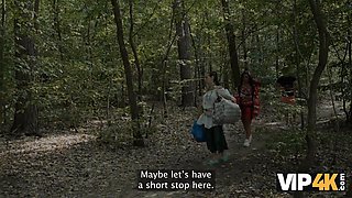 Joi & Valentina Sierra get kinky with outdoor sex & cuckolding in VIP4K video