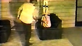 Amateur Blonde Chick Strips To Thong