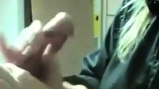 German Blonde Amateur Blowjob and Cum Swallowing