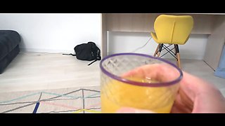 Hunt4k. russian sapphic slut was caught and fucked by her landlord and her girlfriend was witnessing