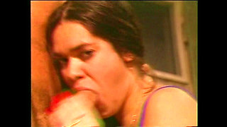 Vintage Slut in Lingerie Takes It in Her Hairy Pussy and Vintage Teeny Takes It in Her Ass