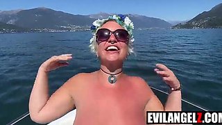 DAMN Supah huge-titted COUGAR Railing on YACHT The Knob Longing Proxy Paige, Elic Chase