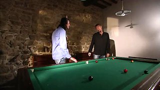 Deep Anal DP Threesome with Sexy Brunette MILF Sarah Twain