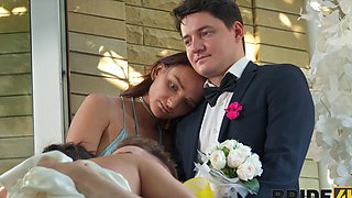 Hot bride Jane White cheats on her hubby in stunning hd