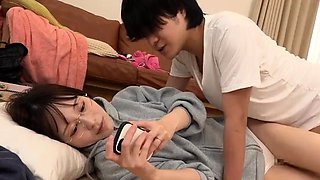 Japanese asian schoolgirl fingered hard