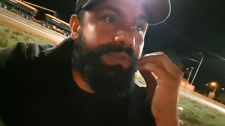 Took My Wife to the Trucker and Claimed Her Cum-filled Ass After