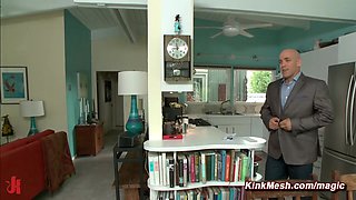 Unfaithful wife tied up and anal fucked