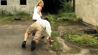 Cayenne Klein blond foot fetish riding cock