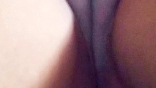 Teen Hard Nipples Clit Rubbing Orgasm and Creampie Pussy Squirting and Peeing on Bed Then Licking Cum at the End