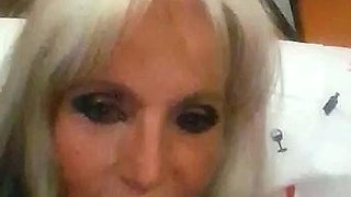 Big Boobed Blonde Masturbates With A Dildo In The Bathroom