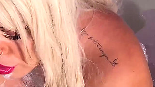 Angel Takes a Foam Bath