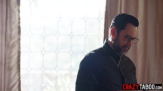 Catholic girl approaches to kinky priest