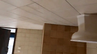 Backstage "she Peed and Wiped Her Wet, Hairy Pussy"