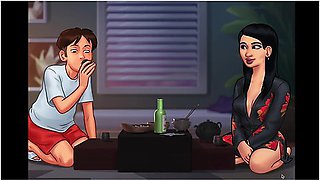 Summertime Saga - Sexy Korean Rewards Me With Sex ( Liu)