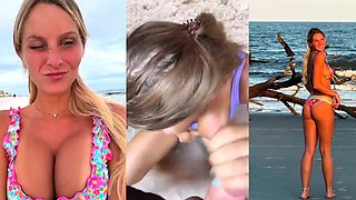 Beautiful Blue Eyed blonde model First Hardcore sextape