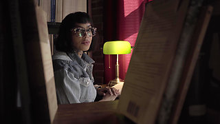 Big Ass Big Tits Slut Lets Stranger Creampie in the Library Ravyn Alexa Peter Hooke