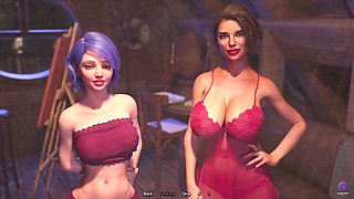 Steamy stepmom gets ready for a wild night with her stepson in animated fun