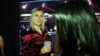 Group sex hardcore double blowjob swallowing cum