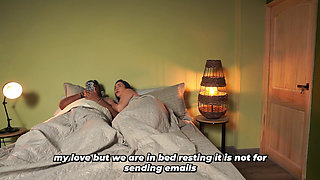 He Was Horny and Fucked My Stepmom in Bed