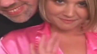 Chubby Blonde Facials Sperm Blast Bukkake Booty Bitch!