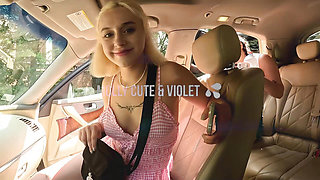 The Last Squirt and Golden Shower in My Car 4K