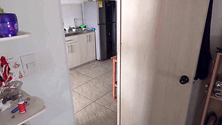 Stepmother Watches Stepson and Ends up Giving Him a Deep Throat