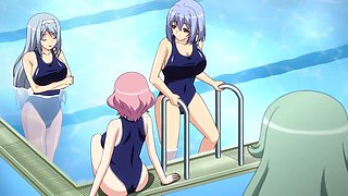 Swimsuit anal party by the pool: Blowjob, Big Tits  Big Ass Porn