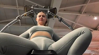 Masturbate in the Gym so Hard