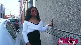 Big BOOTY ebony goddess Zoe Bombon wants to fuck them all after breaking with her ex!