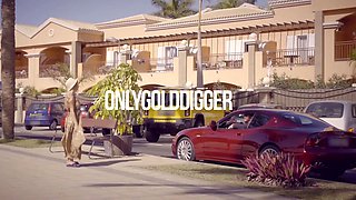 Irresistible Tori Black in her sexy underwear fell in enjoy with her toy