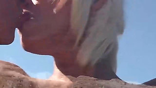 Spontaneous Fuck on the Side of the Road Hungry MILF Gives It Her All